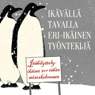 Ikävällä tavalla eri-ikäinen työntekijä. <em>Tilauskoodi: tyokortit1</em>